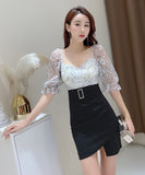 ミニドレス キャバドレス 新作 かわいい ゴージャス 高見え MY2-MLS4622