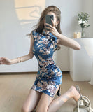 ミニドレス キャバドレス チャイナドレス セクシー 着瘦せ MY2-MLS7016