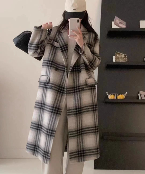コート カシミヤコート 新作 チェック柄 高見え ゴージャス MY2-ZDM2315
