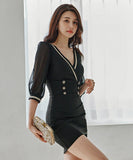 ミニドレス キャバドレス レース 新作 ゴージャス 高見え MY2-ZED882546BH506