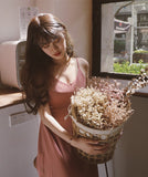 【2色】サンドレス サマードレス 背露出 セクシー かわいい リボン MY2-XYD-6022