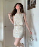 【上下セット】スカート ドレス かわいい 新作 高品質 ゴージャス MY2-LML-005