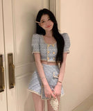 ブランド風 上下セット 新作 かわいい 脚長効果 MY2-CX-001