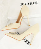 【10色】ハイヒール パンプス ピカピカ 新作 歩きやすい 脚長効果 MY5-626-K6