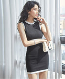 6色 ミニドレス ニット 新作 セクシー 高見え ファッション MY2-MLS5419