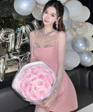 ミニドレス キャバドレス 新作 キラキラ ゴージャス 高品質 MY2-MYK6161