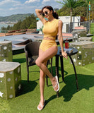 bikini ビキニ 水着 かわいい イエロー 新作 SNS映え 海辺 夏 MY7-HQM-Q2321