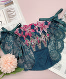 【2色上下セット】刺繡 レース 新作 かわいい 下着 ランジェリー パンツ 紐パン MY8-SHX-6C3195