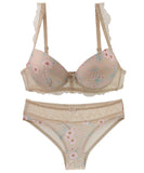 【上下セット】5色 花柄 新作 可愛い ブラジャー ブラ ショーツ MY8-DNF-T112#