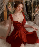 3色 ベビードール ルームウエア 新作 パジャマ 透け感 MY8-GRJ3434