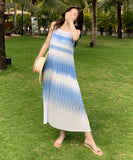 サンドレス 海辺 ロングドレス 着瘦せ 旅行 大人可愛い レディース XH2-XHY919283