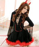 【3点セット】【2色】色気抜群 セクシーな魔女 コスプレ 谷間魅せ 指名Up XH2-KQT1