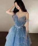 ロングドレス セクシー キラキラ 誕生日 パーティードレス お姫様 演奏会 宴会 XH2-MBYD-AL704402885502