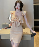 【3色】ミニドレス セクシー 新作 高見え YT2-YM8744