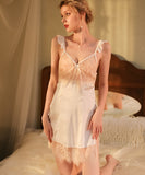 【3色】パジャマ  ルームウェア レース 新作 レース YT8-FY439