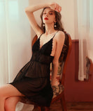 パジャマ  ルームウェア レース  背露出 新作 YT8-FY292