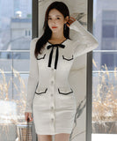 ミニドレス キャバドレス 着瘦せ かわいい 新作 YT2-ZED888057BH538