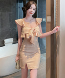 【3色】ミニドレス セクシー 新作 高見え YT2-YM8744