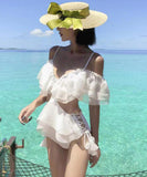 ビキニ 水着 背露出 着痩せ 新作  YT7-KP-1111