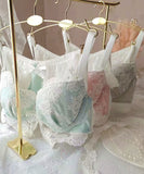 【3色上下セット】ランジェリー ブラジャー レース セクシー 刺繍 YT8-DLXB030-1