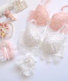 【2色上下セット】ランジェリー ブラジャー レース セクシー 刺繍 YT8-DLXB326