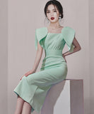 ロングドレス 新作 着痩せ 高見え セクシー YT2-JW0940NE49