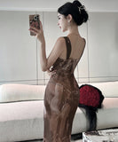 ロングドレス キャバドレス 新作  指名 セクシー 花柄 YT2-LQE5388H449