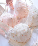 【2色上下セット】ランジェリー ブラジャー レース セクシー 刺繍 YT8-DLXB327