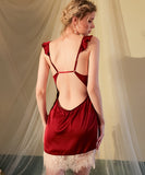 【3色】パジャマ  ルームウェア レース 新作 レース YT8-FY439