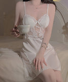 3色 パジャマ ルームウェア セクシー透け感 YT8-GR3253