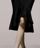 膝丈ドレス 新作 着痩せ 高見え レース YT2-ZED886540BH506