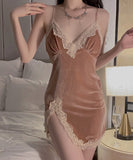 3色 パジャマ ルームウェア セクシーレース YT8-GR2817