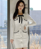 ミニドレス キャバドレス 着瘦せ かわいい 新作 YT2-ZED888057BH538