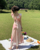 サンドレス  新作 セクシー かわいい 海辺 YT2-YLS-E283-9752