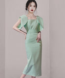 ロングドレス 新作 着痩せ 高見え セクシー YT2-JW0940NE49