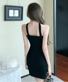 ミニドレス 新作 高見え セクシー 背露出 YT2-LQE0264