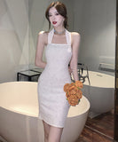 ミニドレス セクシー レース 高見え 背露出 YT2-MLS5731