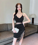 ミニドレス 新作 セクシー 背露出 ピカピカ YT2-LQE0290