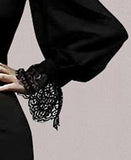 膝丈ドレス 新作 着痩せ 高見え レース YT2-ZED886540BH506