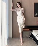 ロングドレス 新作 着痩せ セクシー 花柄 YT2-ZED8885089KK111