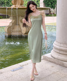 ロングドレス 新作 着痩せ 高見え セクシー YT2-ZED889617GT347