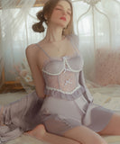 【2色】 パジャマ  ルーム ウェア セクシー 肌見せ 新作 YT8-GR3140