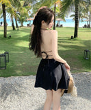 ビキニ 水着 手作り セクシー 背露出 YT7-CF-W030