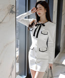 ミニドレス キャバドレス 着瘦せ かわいい 新作 YT2-ZED888057BH538