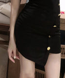 ミニドレス セクシー  着痩せ 新作レース YT2-MLS4068A