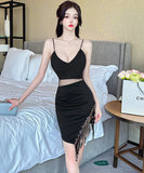 ミニドレス 新作 セクシー 背露出 ピカピカ YT2-LQE0290