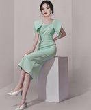 ロングドレス 新作 着痩せ 高見え セクシー YT2-JW0940NE49