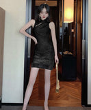 ミニドレス セクシー レース 高見え 新作 YT2-MLS4098