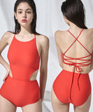 ビキニ 水着 モノキニ 温泉 旅行 体型カバー セクシー 背露出 XH7-FH-KAO