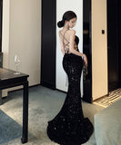 ロングドレス キラキラ バックレスワンピース キャバドレス ナイトドレス パーティー 宴会 キャバドレス セクシーXH2-CD3-260-69570780